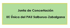 Junta de concertación de la UE única del PAU Salburua-Zabalgana